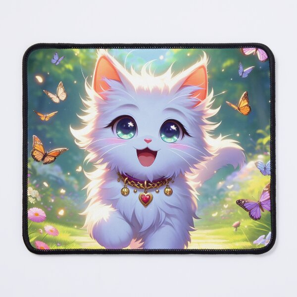 Item preview, Cat with Butterflies designed and sold by BD-LLC.