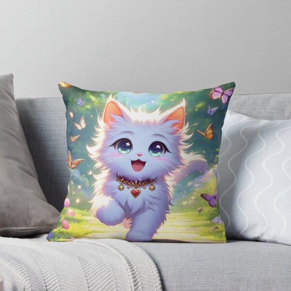 Item preview, Cat with Butterflies designed and sold by BD-LLC.