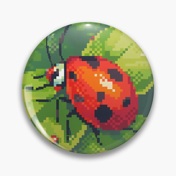 Item preview, Cute Ladybug- Pixel art designed and sold by octoboobs.