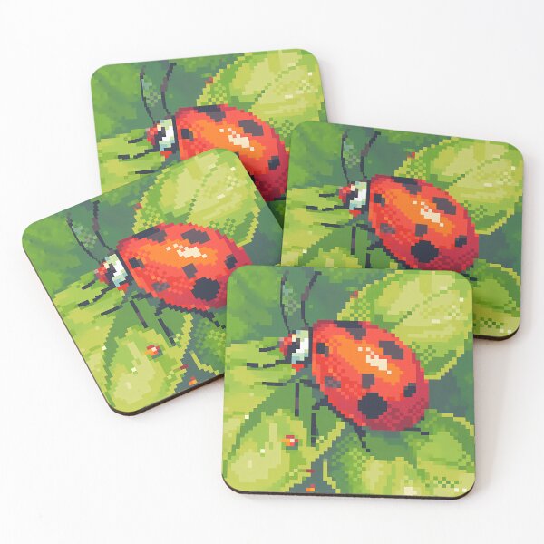 Item preview, Cute Ladybug- Pixel art designed and sold by octoboobs.