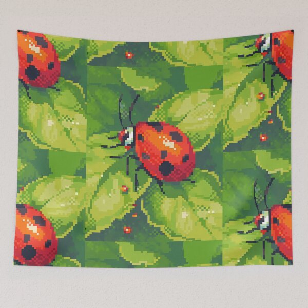 Item preview, Cute Ladybug- Pixel art designed and sold by octoboobs.
