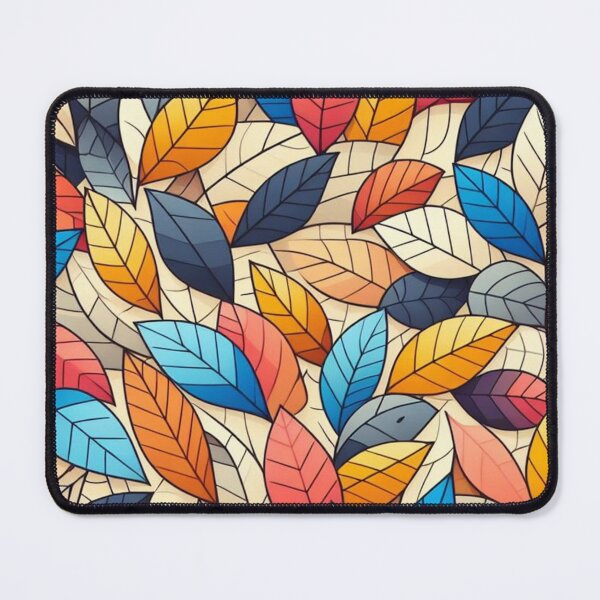 Item preview, Colorful Leaves Feathers Cartoon Illustration Drawing 1 designed and sold by CoffeeIsATrip.