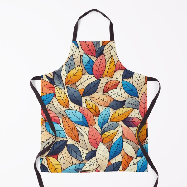 Item preview, Colorful Leaves Feathers Cartoon Illustration Drawing 1 designed and sold by CoffeeIsATrip.