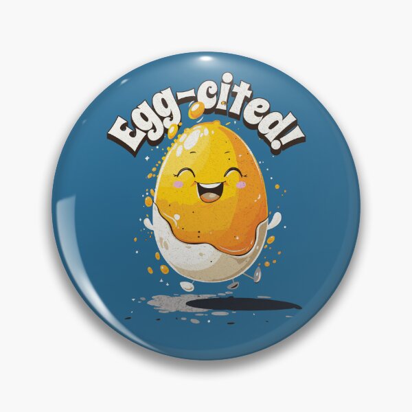 Item preview, Overjoyed Omelette: "Egg-cited!" Sunny Side Up Art designed and sold by Sir Meow Meow.