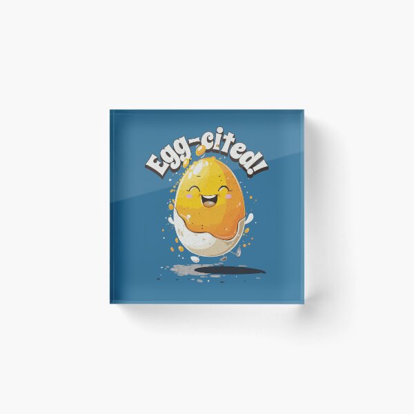 Item preview, Overjoyed Omelette: "Egg-cited!" Sunny Side Up Art designed and sold by Sir Meow Meow.