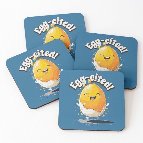 Item preview, Overjoyed Omelette: "Egg-cited!" Sunny Side Up Art designed and sold by Sir Meow Meow.