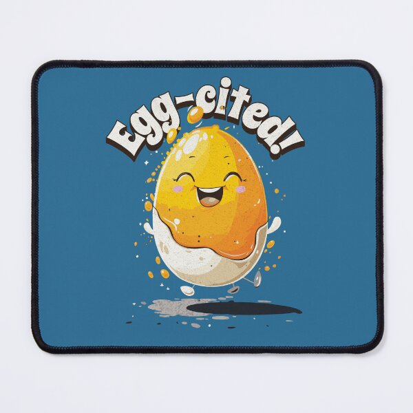 Item preview, Overjoyed Omelette: "Egg-cited!" Sunny Side Up Art designed and sold by Sir Meow Meow.