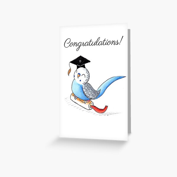 Item preview, Blue Gradukeet designed and sold by KOKeefeArt.
