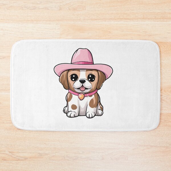 Item preview, Cute Dog wearing Pink Hat, Pink Puppy, Puppy with Hat designed and sold by PurpleWay.