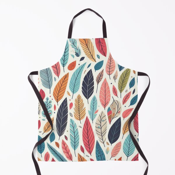 Item preview, Colorful Leaves Feathers Cartoon Illustration Drawing 2 designed and sold by CoffeeIsATrip.