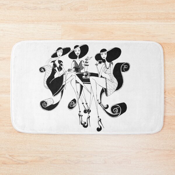 Item preview, Ladies drinking coffee designed and sold by SasaDesignART.