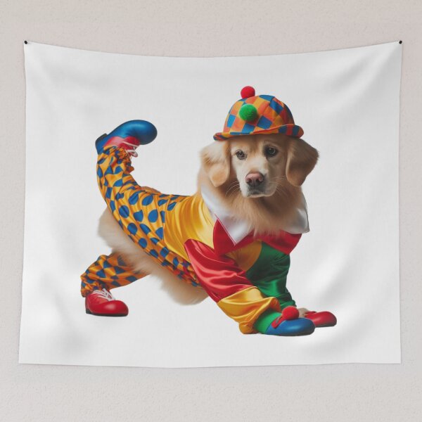 Item preview, Clown dog designed and sold by zdzdesigner.