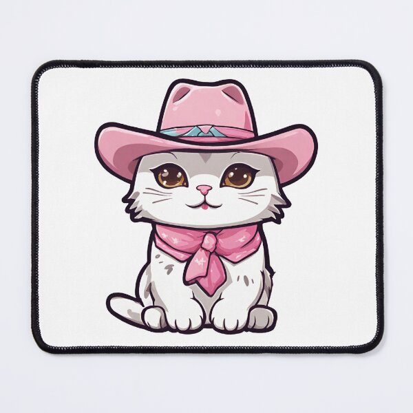 Item preview, Cute Cat Wearing Pink Hat, Pink Kitten, Pink Cat designed and sold by PurpleWay.