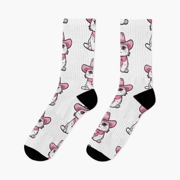 Item preview, Cute Cat Wearing Pink Hat, Pink Kitten, Pink Cat designed and sold by PurpleWay.