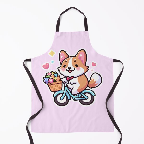 Item preview, Kawaii Cute Corgi Riding A Bicycle 1 | Pets and Animals for Men and Women t-shirt designed and sold by panchiTWO.
