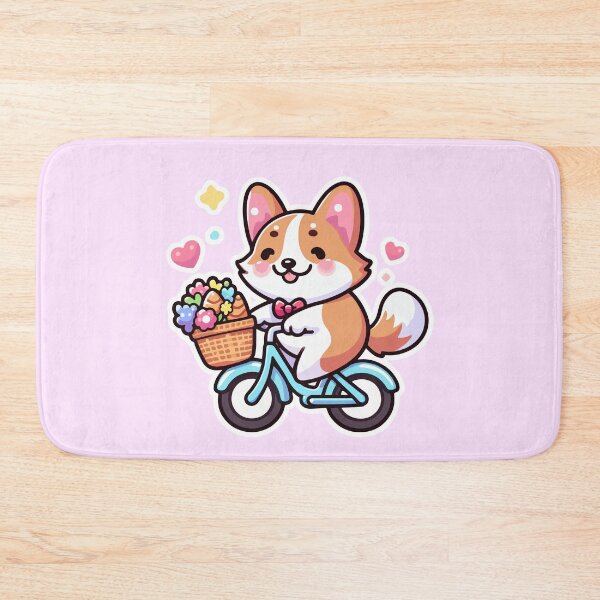 Item preview, Kawaii Cute Corgi Riding A Bicycle 1 | Pets and Animals for Men and Women t-shirt designed and sold by panchiTWO.