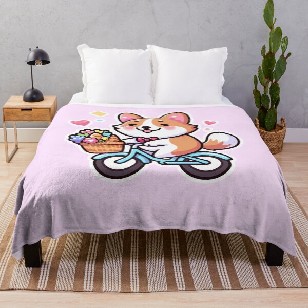 Item preview, Kawaii Cute Corgi Riding A Bicycle 1 | Pets and Animals for Men and Women t-shirt designed and sold by panchiTWO.