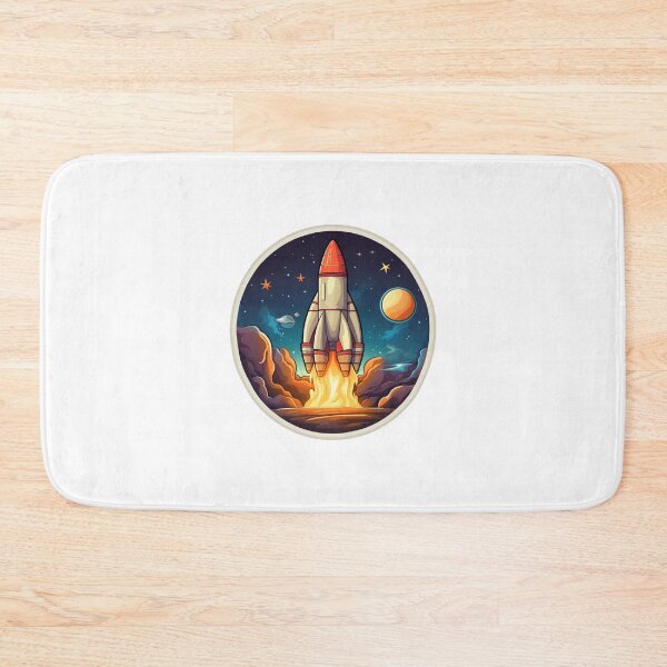 Item preview,  For All Mankind rocket take of badge  designed and sold by Socool101.
