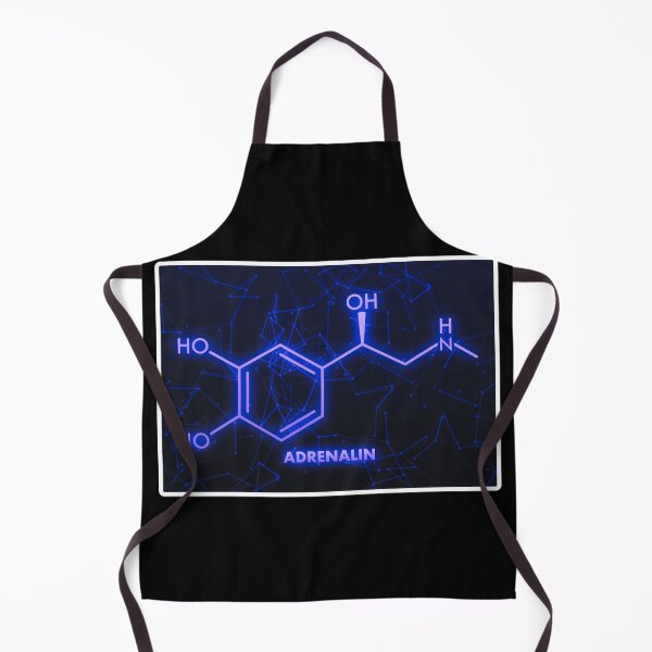 Item preview, Blue Adrenaline Molecule - High-Energy Chemistry Geek designed and sold by ElLocoMus.