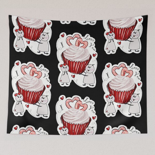 Item preview, Love and cupcake designed and sold by wwwariatka.