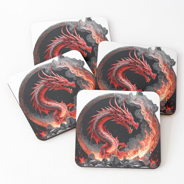 Item preview, Red fire dragon rebirth designed and sold by Tomi Robert.