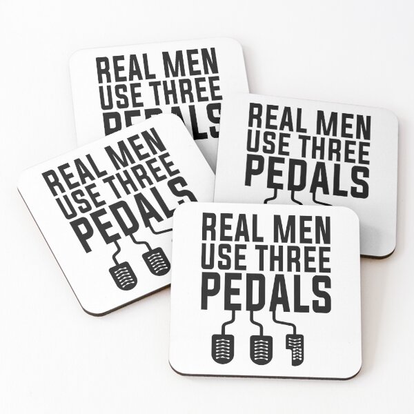 Item preview, Real Men Use Three Pedals designed and sold by Hairball-Pets.