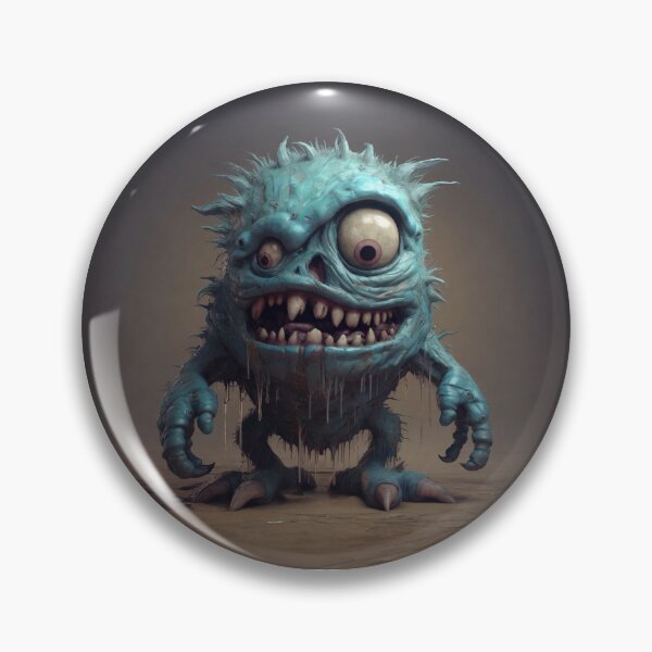 Item preview, Blue monster drooling designed and sold by MarvinLiba.
