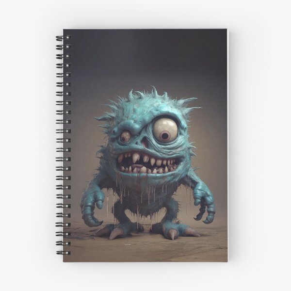 Item preview, Blue monster drooling designed and sold by MarvinLiba.