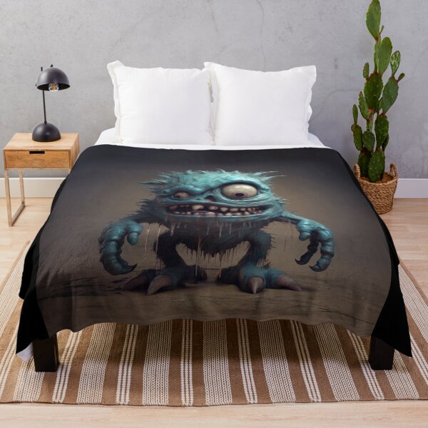 Item preview, Blue monster drooling designed and sold by MarvinLiba.