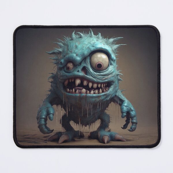 Item preview, Blue monster drooling designed and sold by MarvinLiba.