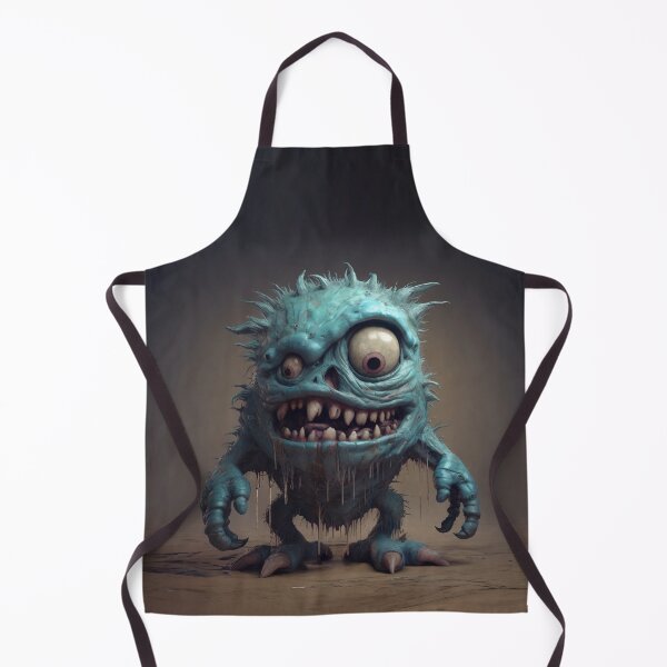 Item preview, Blue monster drooling designed and sold by MarvinLiba.