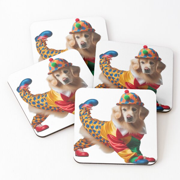 Item preview, Clown dog designed and sold by zdzdesigner.