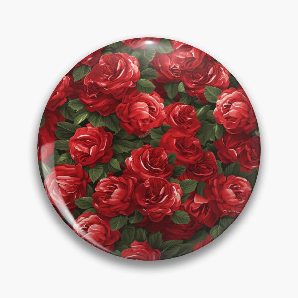 Item preview, Velvet Petal Sea: Lush Red Rose Extravaganza designed and sold by Sir Meow Meow.
