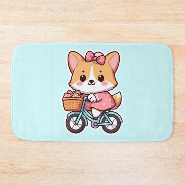 Item preview, Kawaii Cute Corgi Riding A Bicycle 1 | Pets and Animals for Men and Women t-shirt designed and sold by panchiTWO.