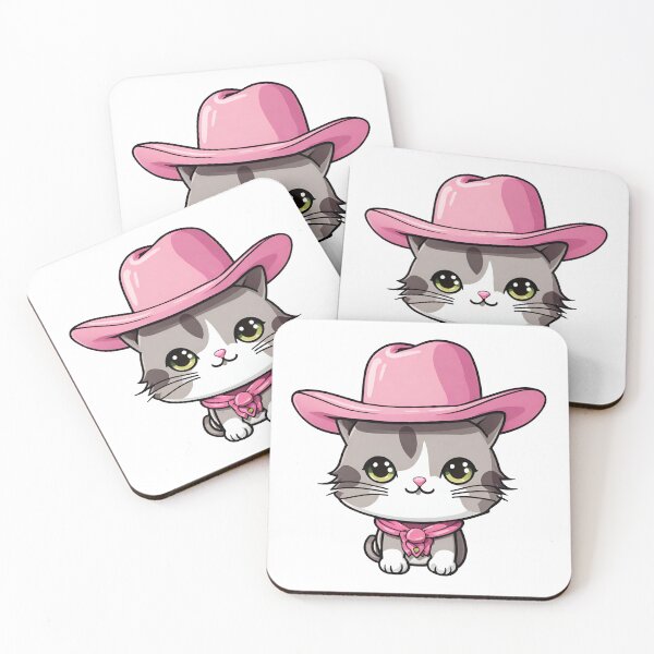 Item preview, Cute Cat With Pink Hat, Kitten, Pink Kitten designed and sold by PurpleWay.