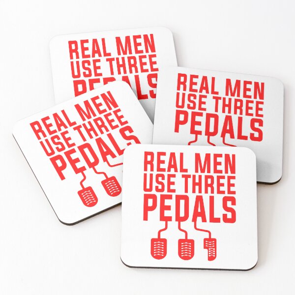 Item preview, Real Men Use Three Pedals designed and sold by Hairball-Pets.