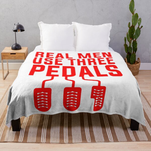 Item preview, Real Men Use Three Pedals designed and sold by Hairball-Pets.