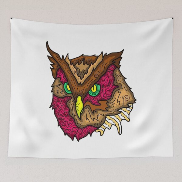 Item preview, Owl designed and sold by Aiyinyangart.