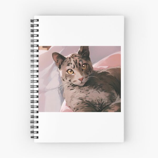 Item preview, Cat in anime manga illustration designed and sold by illustrationMat.