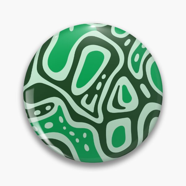 Item preview, Abstract Green Curved Shapes Art designed and sold by Jeallan Designs.