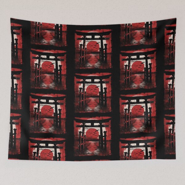 Item preview, Torii Gate Design, Japan Torii Gate, Japanes Desing, Japanese Inspired 80s Style designed and sold by enjoytheshirt.