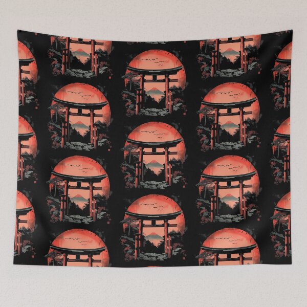 Item preview, Torii Gate Design, Japan Torii Gate, Japanes Desing, Japanese Inspired 80s Style designed and sold by enjoytheshirt.
