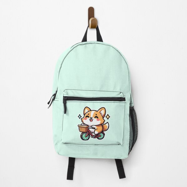 Item preview, Kawaii Cute Corgi Riding A Bicycle 3 | Pets and Animals for Men and Women t-shirt designed and sold by panchiTWO.