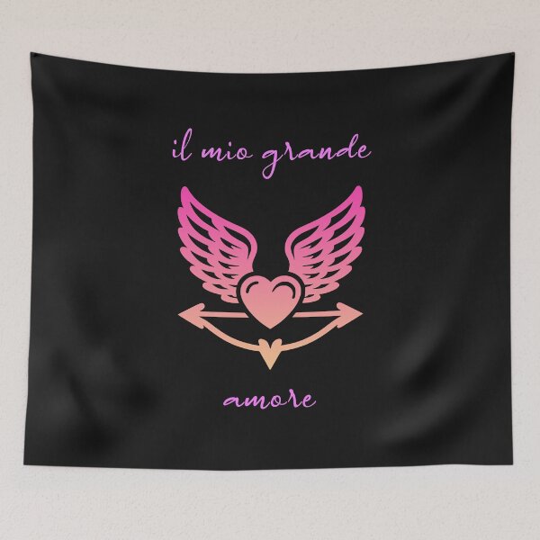 Item preview, il mio grande amore. Design with a meaningful saying in Italian designed and sold by Pflugart.