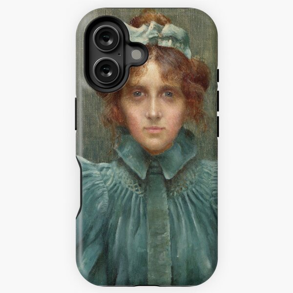 Vintage Portrait of a Woman in Velvet Dress | P192 iPhone Tough Case