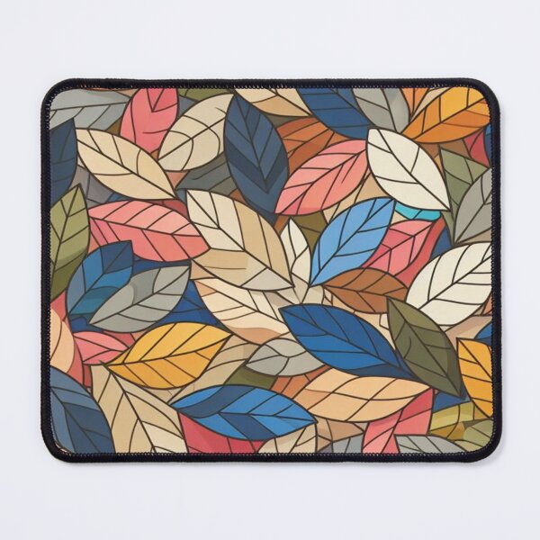 Item preview, Colorful Leaves Feathers Cartoon Illustration Drawing 5 designed and sold by CoffeeIsATrip.