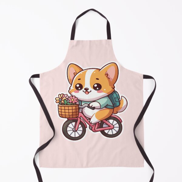 Item preview, Kawaii Cute Corgi Riding A Bicycle 4 | Pets and Animals for Men and Women t-shirt designed and sold by panchiTWO.