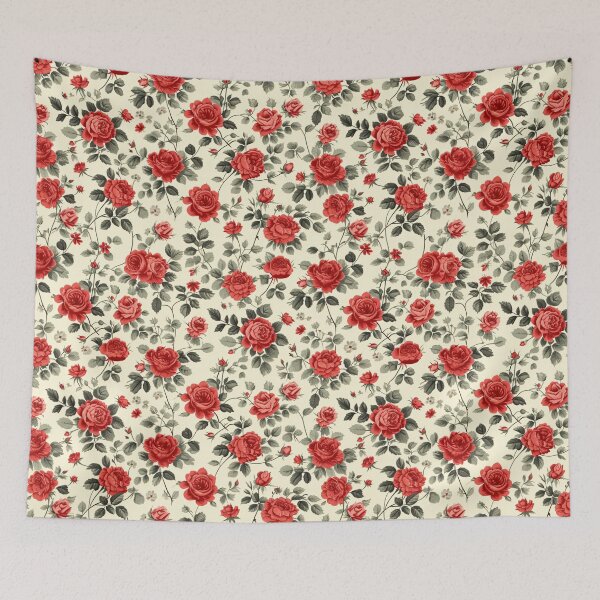 Item preview, Vintage Rose Garden: Timeless Elegance Pattern designed and sold by Sir Meow Meow.