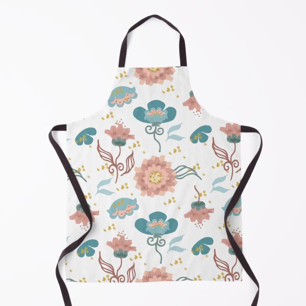 Item preview, Peach Teal Mauve and Blue Restful Floral Seamless Pattern designed and sold by Sharon Schwalbe.