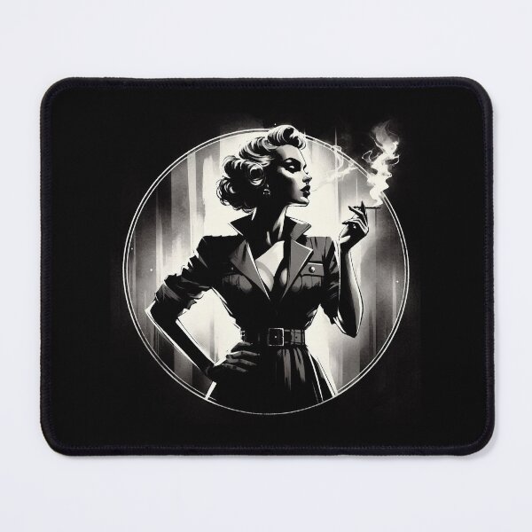 Item preview, Femme Fatale Illustration [Noir] designed and sold by RESToRAPTOR.